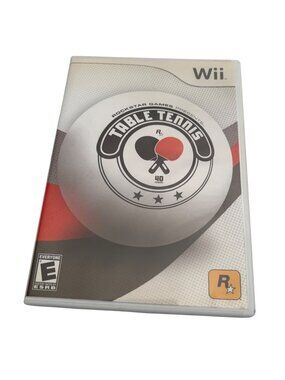 Rockstar Games Presents Table Tennis Nintendo Wii Complete E Rated